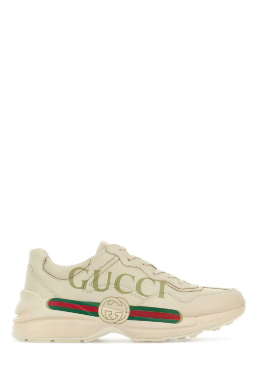 Ivory leather Rhyton sneakers GUCCI (500877DRW00)