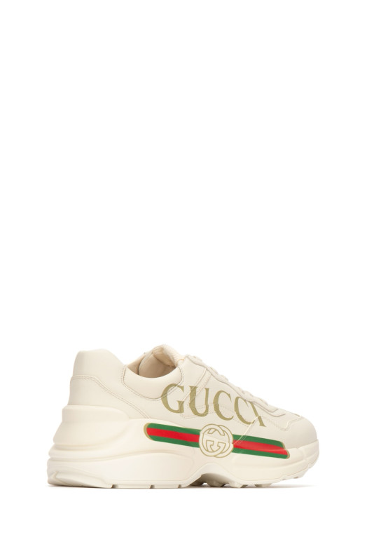 Ivory leather Rhyton sneakers GUCCI (500877DRW00)