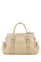 Кожаная сумочка MIU MIU песочного цвета (5BA3282A44)