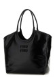 Черная кожаная сумка для покупок Black MIU MIU (5BG3212IEO)