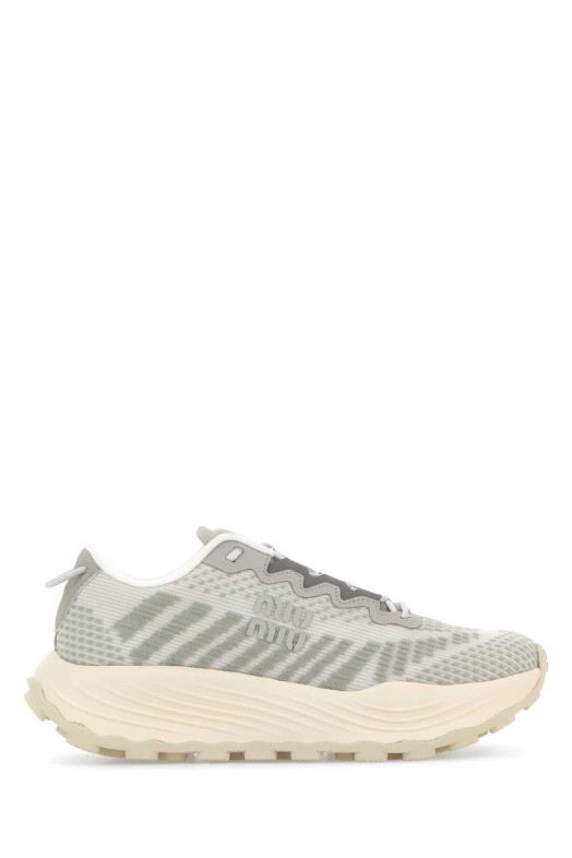 Two-tone fabric sneakers MIU MIU (5E480EF0503LED)