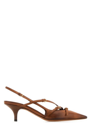 Camel leather pumps MIU MIU (5I013EFM055537)