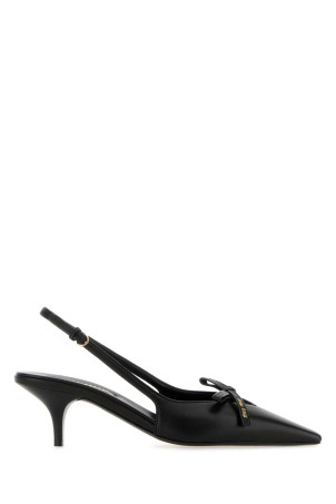 Black leather pumps Black MIU MIU (5I474EF05579N)