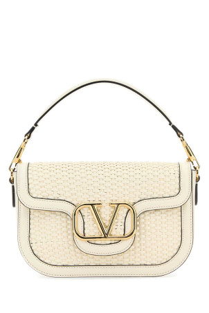 Ivory leather Alltime shoulder bag White VALENTINO GARAVANI (5W2B0N62IUG)