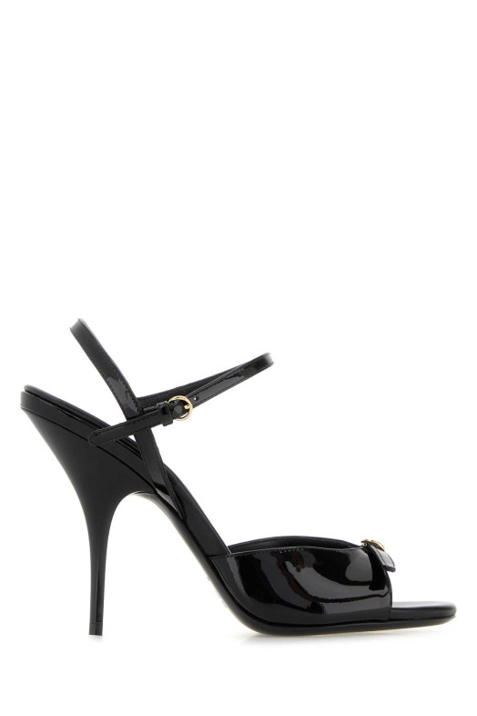 Черные кожаные сандалии MIU MIU (5X572EF105069)