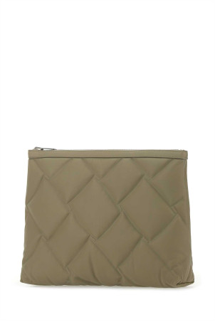 Двосторонній шкіряний портфель для документів кольору хакі BOTTEGA VENETA (649448VA9VB)