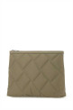 Двусторонний кожаный портфель для документов цвета хаки BOTTEGA VENETA (649448VA9VB)