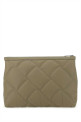 Двусторонний кожаный портфель для документов цвета хаки BOTTEGA VENETA (649448VA9VB)