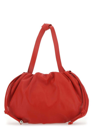 Сумка середнього розміру «Bulb» з червоної шкіри наппа від BOTTEGA VENETA (651812VCP40)