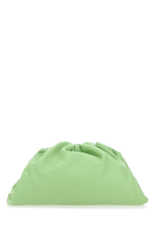 Light green nappa leather Teen Pouch clutch BOTTEGA VENETA (690238V1BW0)