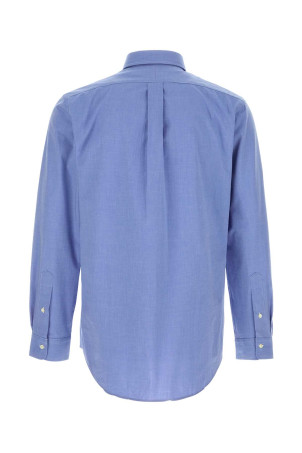 Cerulean blue stretch poplin shirt Blue POLO RALPH LAUREN (710928255)