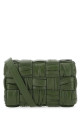 Кожаная сумка через плечо «Cassette» оливкового цвета от BOTTEGA VENETA (717089V2FY1)