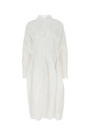 White viscose blend dress BOTTEGA VENETA (725506V2LB0)