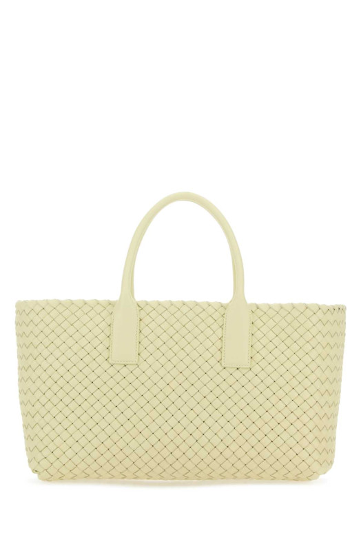 Pastel yellow leather Cabat handbag BOTTEGA VENETA (730297V1OW1)