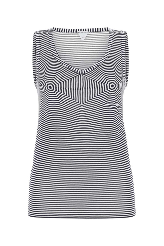 Embroidered viscose tank top BOTTEGA VENETA (730445V2PM0)