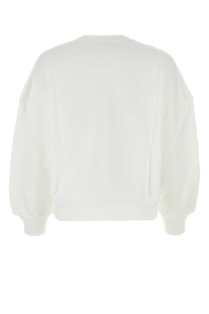 White cotton sweatshirt ALEXANDER MCQUEEN (797767QZAM7)