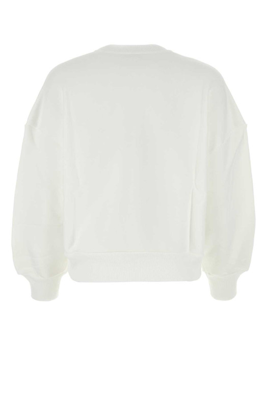 White cotton sweatshirt ALEXANDER MCQUEEN (797767QZAM7)