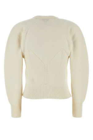 Ivory wool blend sweater ALEXANDER MCQUEEN (798349Q1BAP)