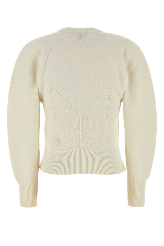Ivory wool blend sweater ALEXANDER MCQUEEN (798349Q1BAP)