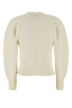 Ivory wool blend sweater ALEXANDER MCQUEEN (798349Q1BAP)