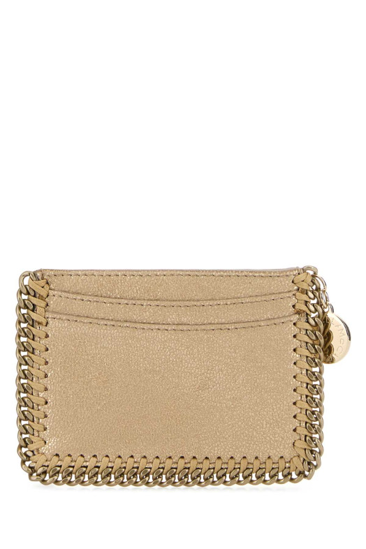 Gold shaggy deer card holder STELLA McCARTNEY (7P0073WP0650)