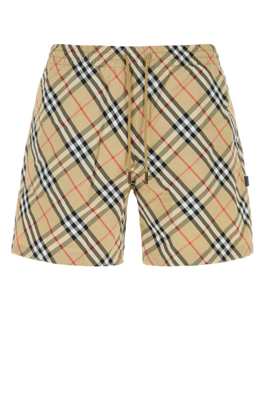 Printed nylon swimming shorts BURBERRY (8129613)