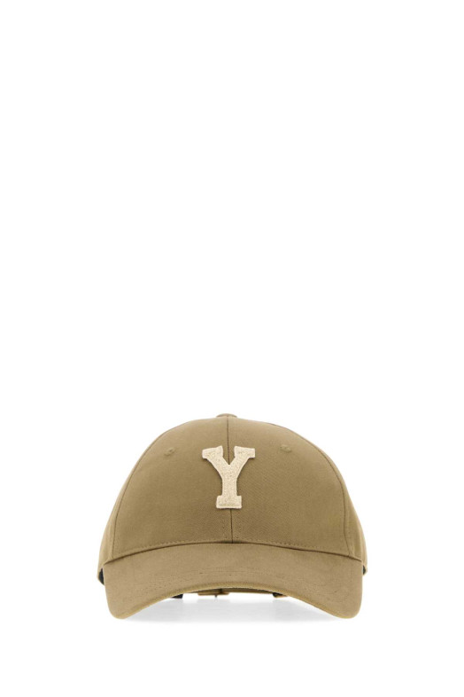 Khaki cotton baseball cap SAINT LAURENT (8168713YR57)
