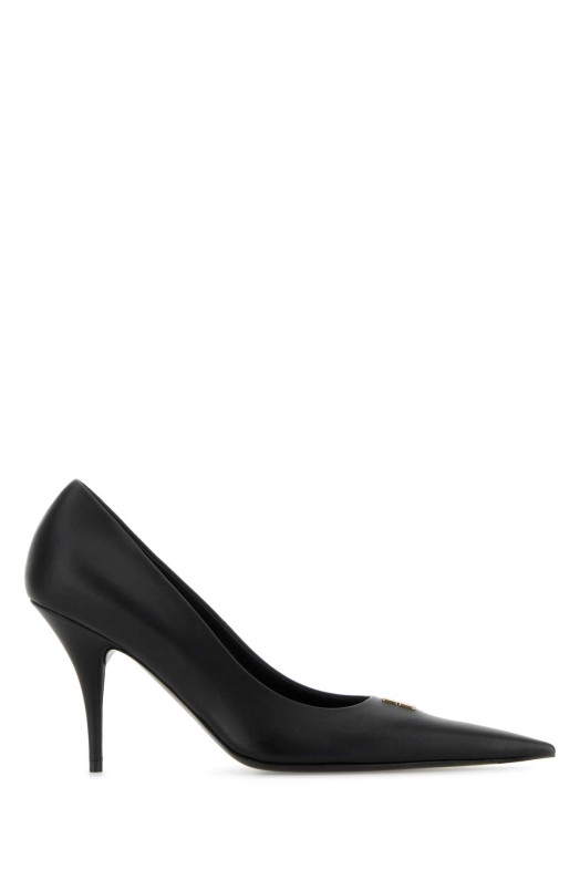 Black leather Avenue BB Editor 90 pumps BALENCIAGA (845393WA919)