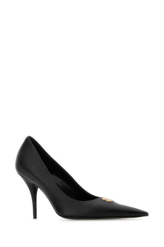 Black leather Avenue BB Editor 90 pumps BALENCIAGA (845393WA919)