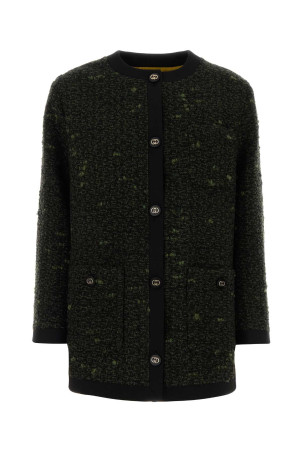 Multicolor boucle overcoat GUCCI (846394ZAUCL)