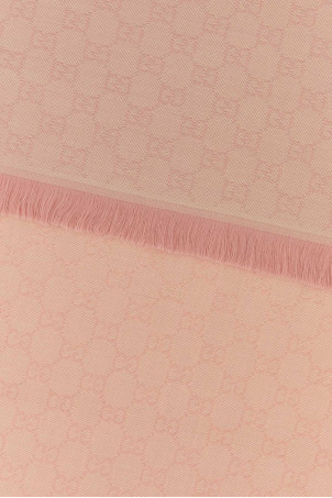 Embroidered wool scarf GUCCI (8485073G200)