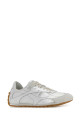 Silver leather and suede Orbit sneakers BOTTEGA VENETA (851621V5WD1)