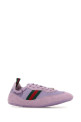 Кроссовки Gucci Shift из сиреневой ткани и замши (857963AAF1Z)