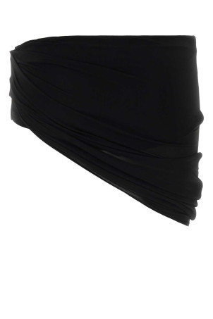 Black stretch jersey mini skirt Black GUCCI (871969XUAPB)