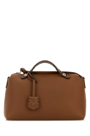 Двостороння сумочка FENDI «By The Way» середнього розміру з карамельної шкіри (8BL155AVTD)