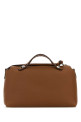 Двусторонняя сумка FENDI «By The Way» из кожи карамельного цвета среднего размера (8BL155AVTD)