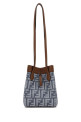 Мини-сумка через плечо Origami из ткани с вышивкой FENDI (8BS083AUT4)