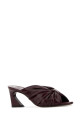 Мули Fendi Arco из бордовой кожи (8R8883AYFA)