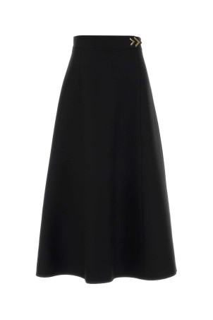 Black crepe couture skirt Black VALENTINO GARAVANI (9B3RAFD51CF)