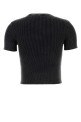 Футболка DIESEL из хлопка цвета «слат» с логотипом M-Anchor (A162490AKBQ)