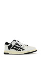 Tow-tone leather Skel sneakers White/Black AMIRI (AMFOSR1047)