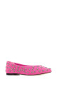 Балетки из фуксиевого полотна Pink GIMAGUAS (BAILARINASTUDSCANVAS)
