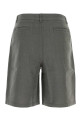 Dark grey linen blend bermuda shorts Gray GIMAGUAS (BARBATESHORTS)