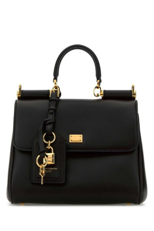 Black leather My Sicily handbag Black DOLCE & GABBANA (BB7781B7321)