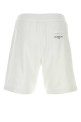 Белые хлопковые бермуды GIVENCHY (BM51MG3YS1)