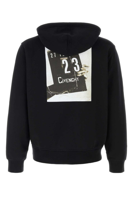 Черная хлопковая толстовка GIVENCHY (BMJ0NH3YSM)