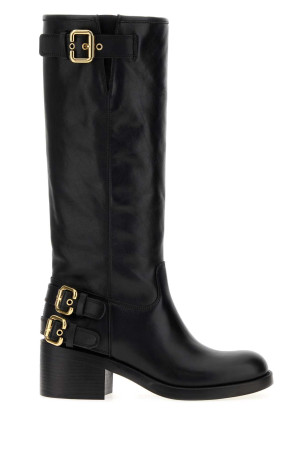 Black leather Dakota boots CHLOE (CH26A12EYR)