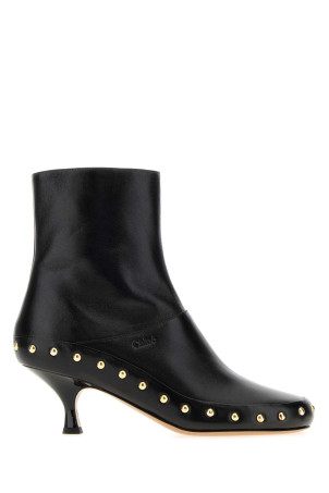 Black leather Junie ankle boots CHLOE (CH26A20OUN)
