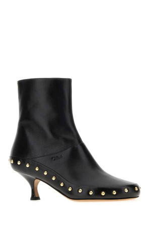 Black leather Junie ankle boots CHLOE (CH26A20OUN)