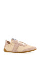 Двухцветные кеды Chloé Kick из канваса и кожи (CHLOE, CH26S15RWR) CHLOÉ